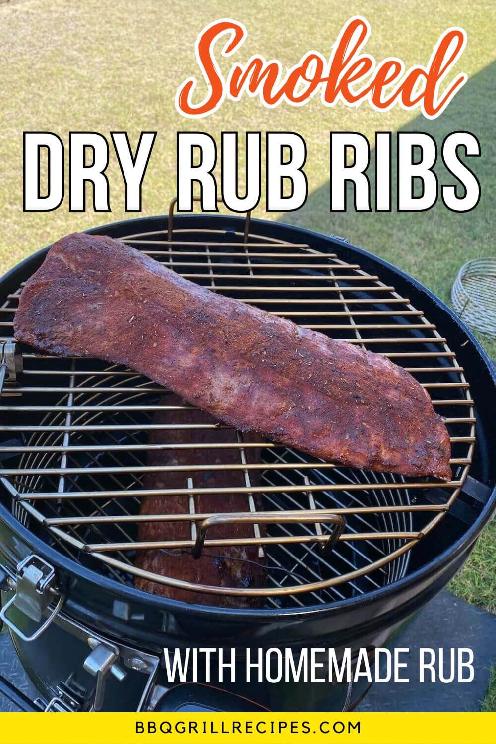 smoked dry rub ribs with homemade rub - mustard dry rub ribs