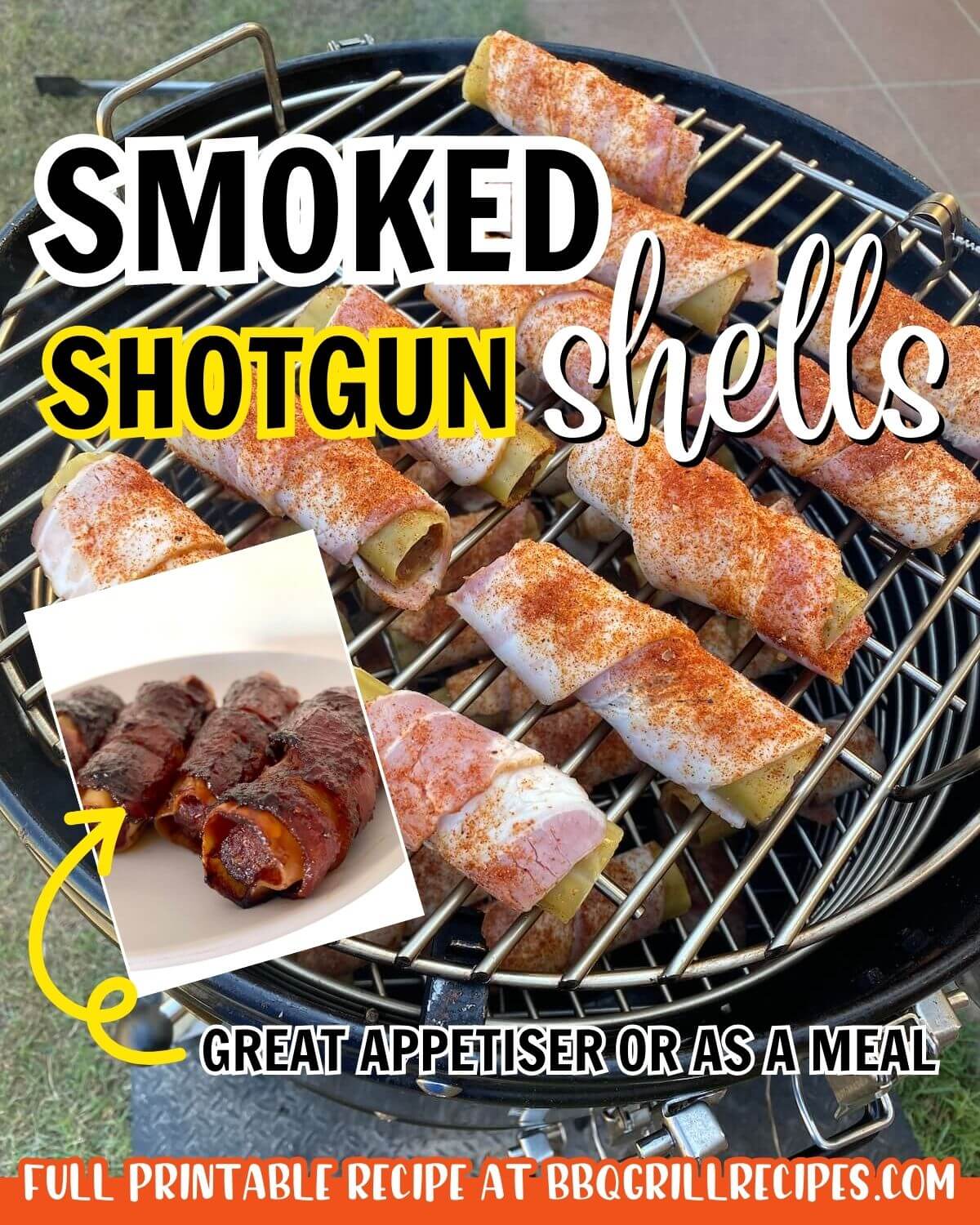 smoked shotgun shells recipe great appetiser or main.