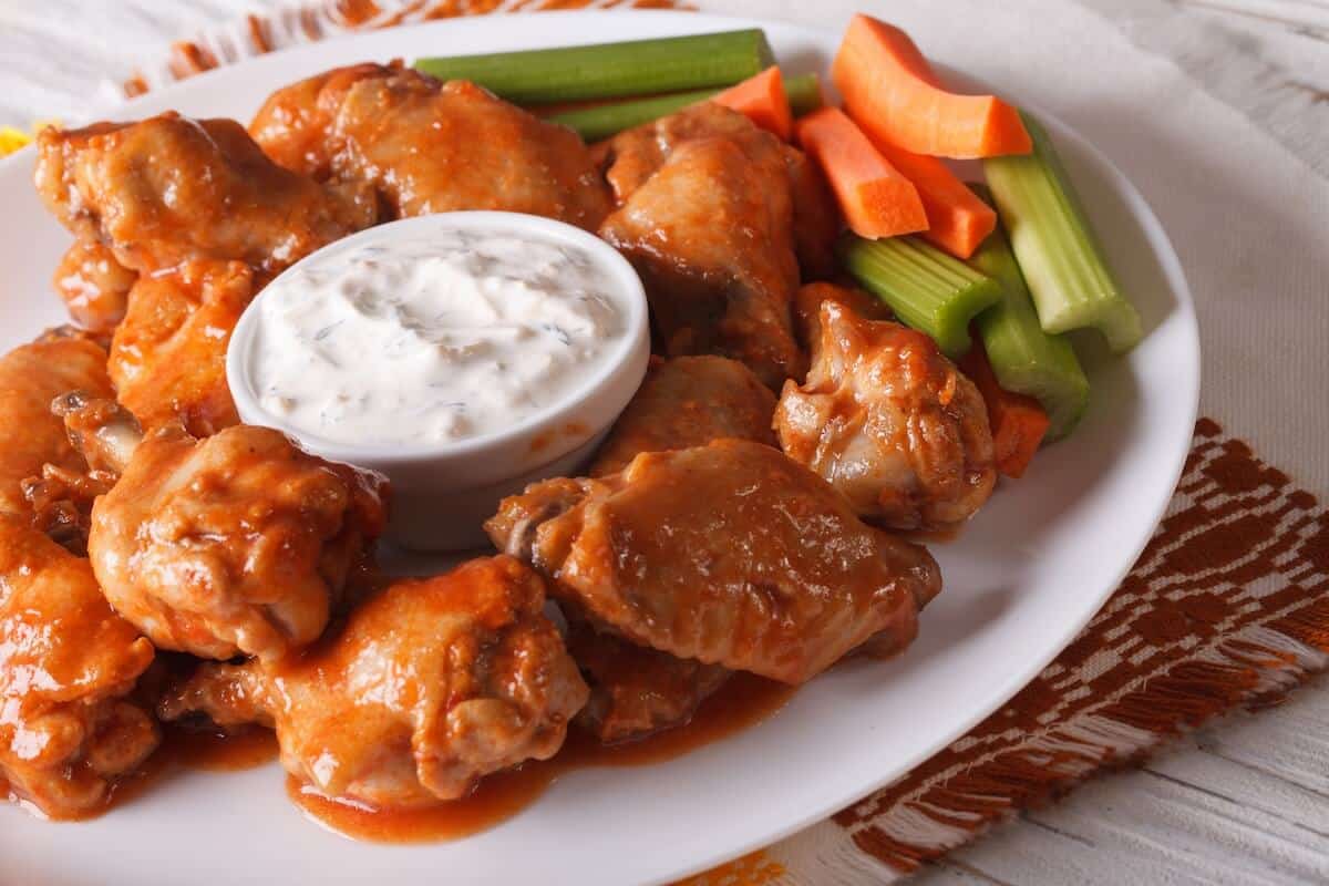 Smoked Buffalo Wings Recipe With Blue Cheese Dip