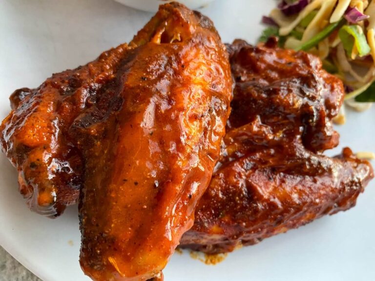 Smoked Buffalo Wings Recipe With Blue Cheese Dip