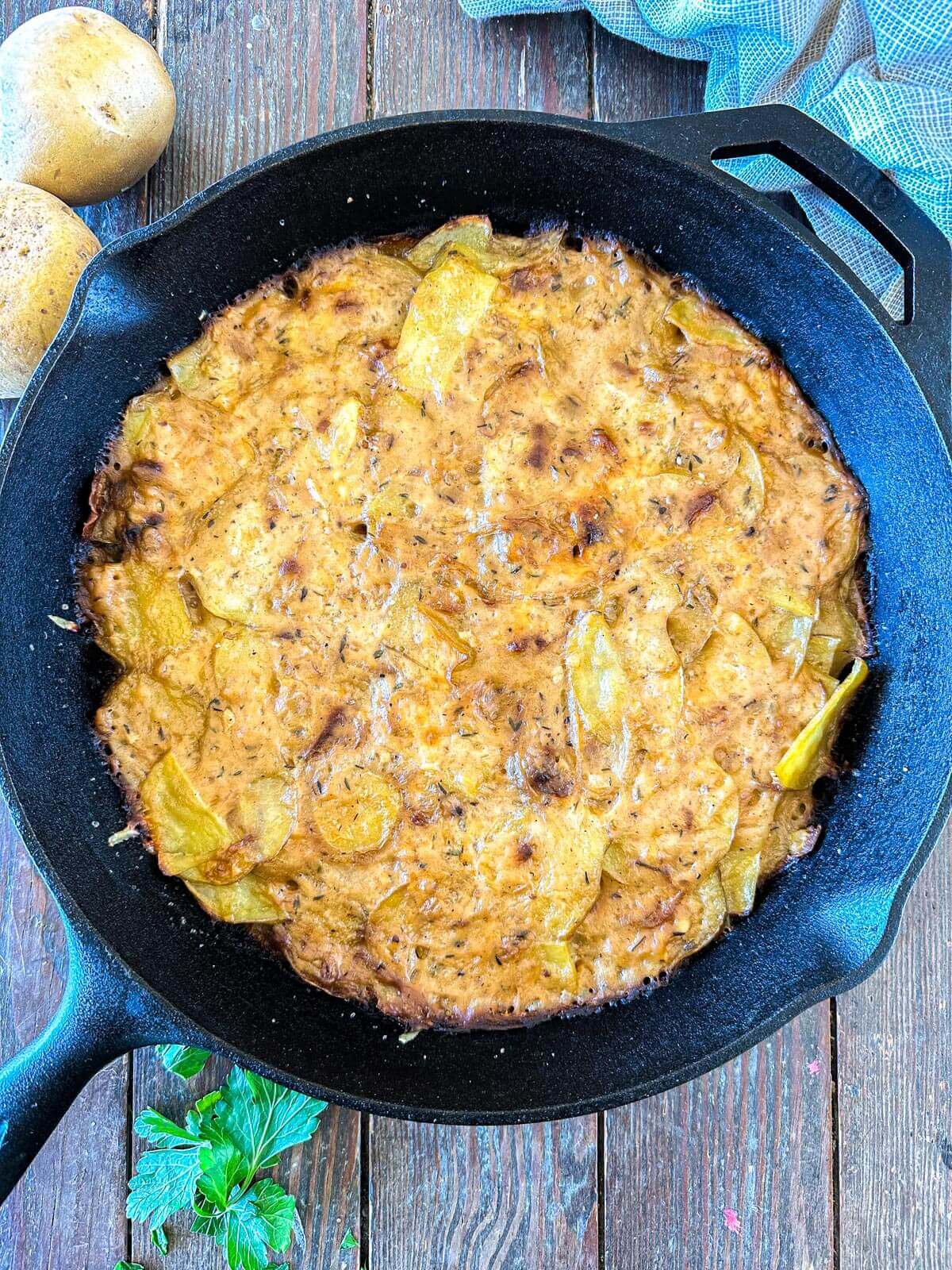 Traeger Scalloped Potatoes.