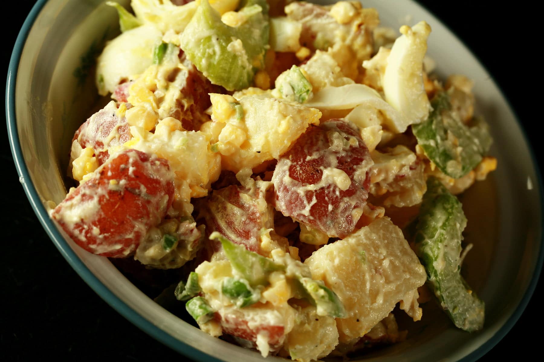 smoked cold potato salad.