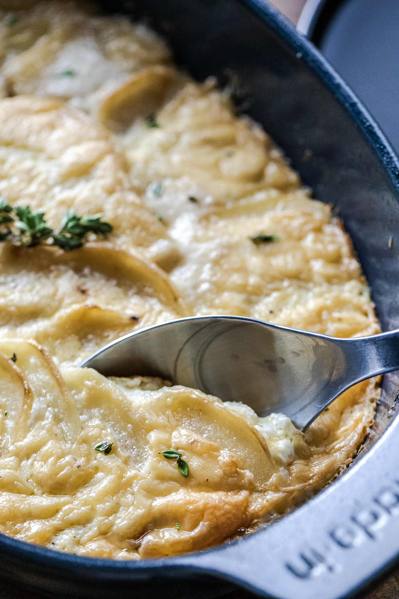 smoked scalloped potatoes.