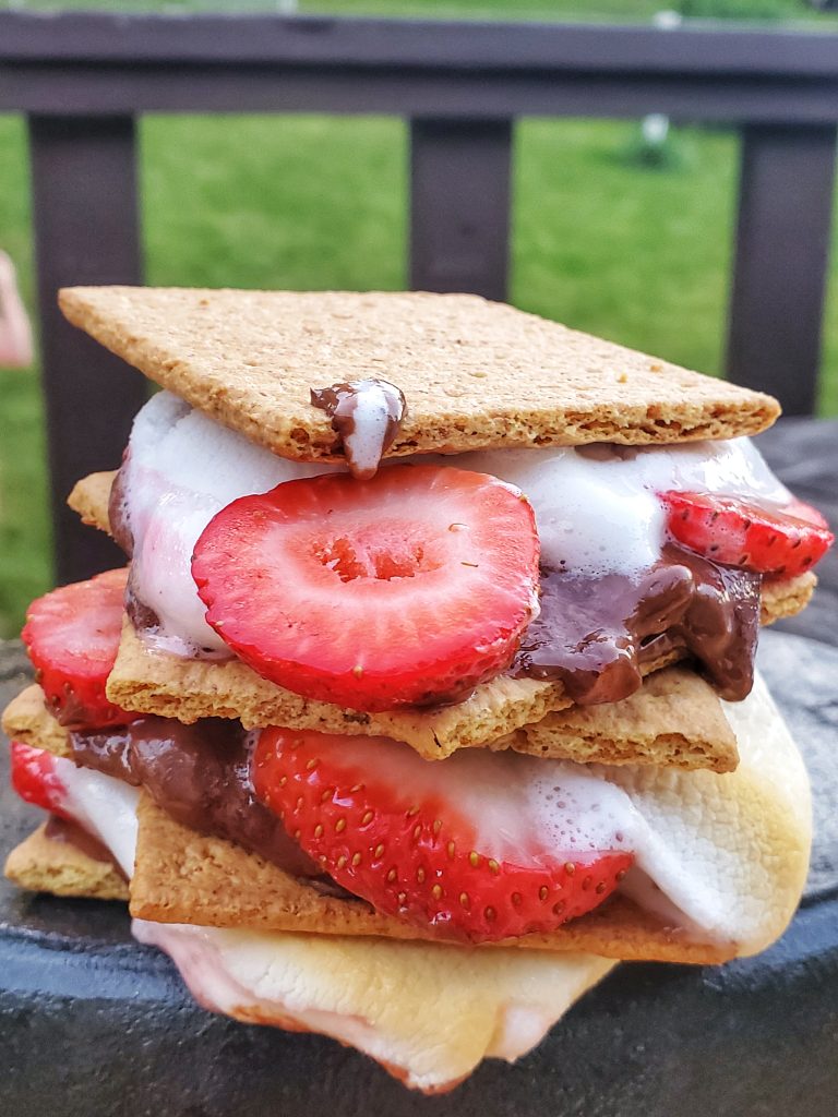 strawberry smores.